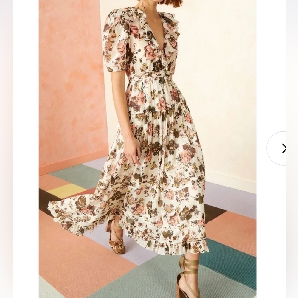 ULLA JOHNSON Pascale midi dress Sz 6